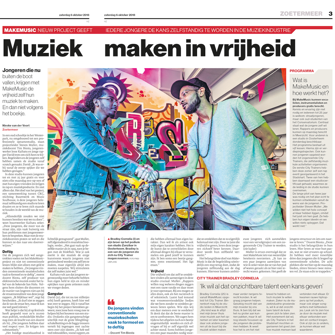 Ad Zoetermeer Mm Muziek Maken In Vrijheid